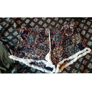 Fringed Colorful Shorts